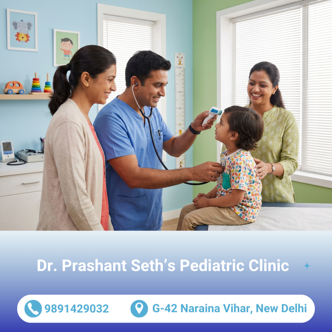 Kids Doctor in New Delhi for Fever, Cold & Seasonal Illnesses