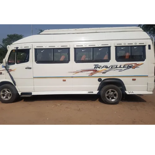 27 Seater Tempo Traveller White 2