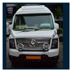 14 Seater Tempo Traveller Side View 1