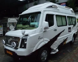14 Seater Tempo Traveller Side View 2