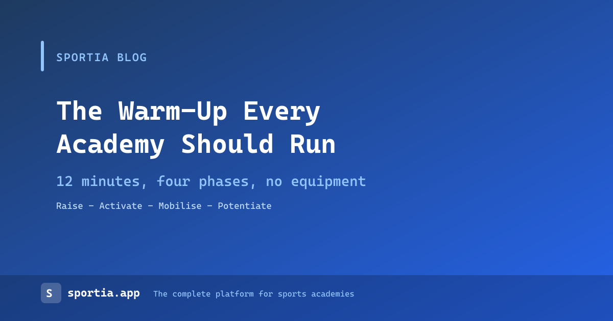 The Warm-Up Routine Every Sports Academy Should Run Before Training