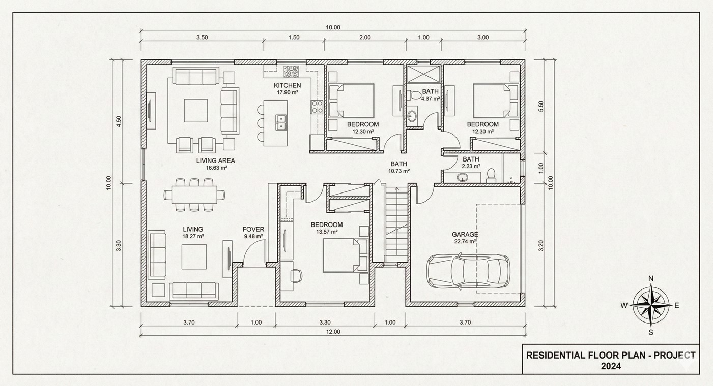 AutoCAD drafting service - WiseArchi