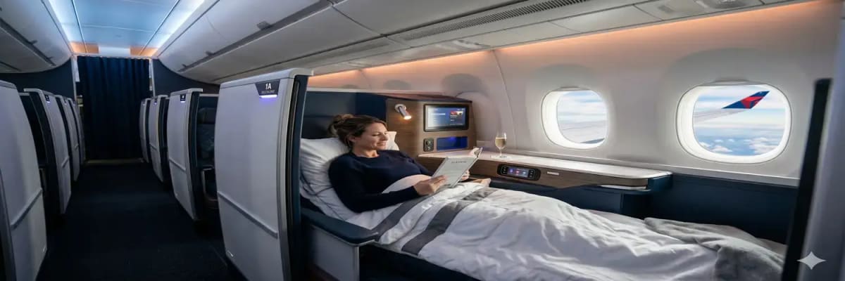 Delta Airlines Business Class Review