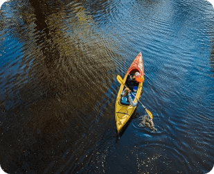Kayak at Rock Springs Run