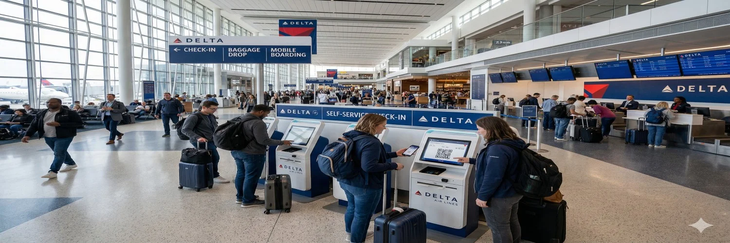 Your Guide To Delta Air Lines Check-In for Flights in 2026