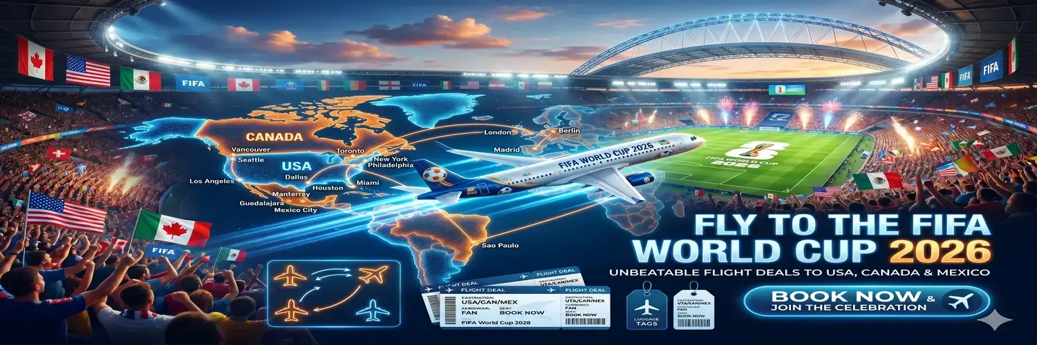 Find FIFA World Cup 2026 flight deals