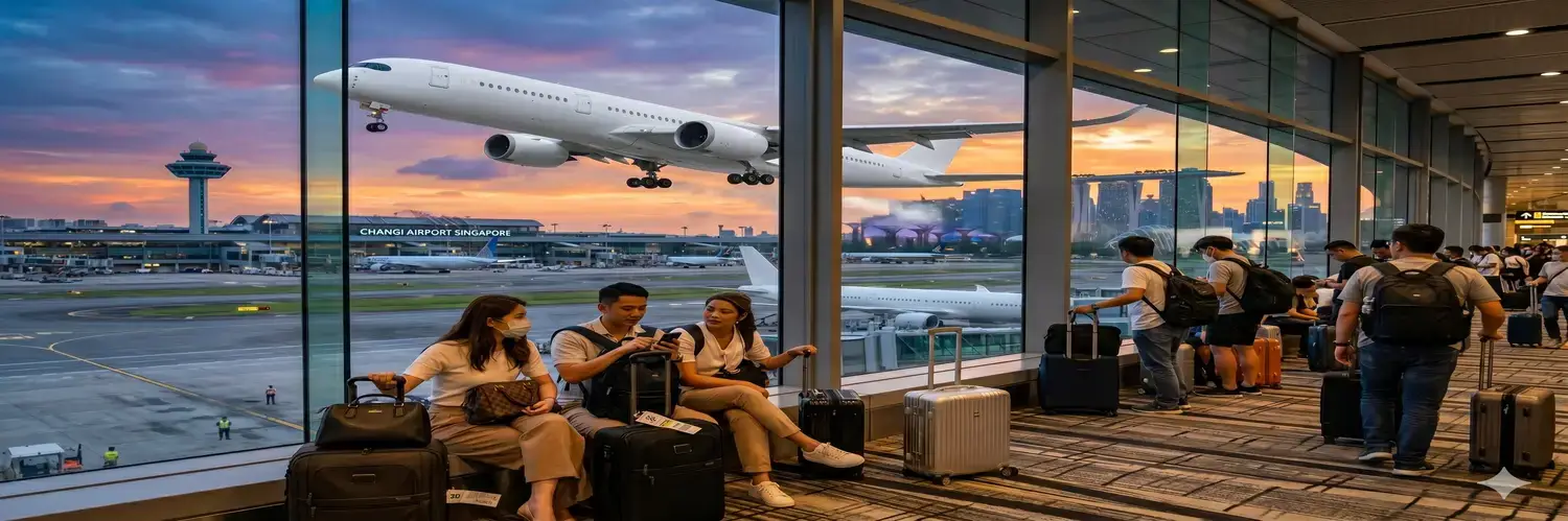 USA to Singapore flights travel guide with cheap airfare and direct routes