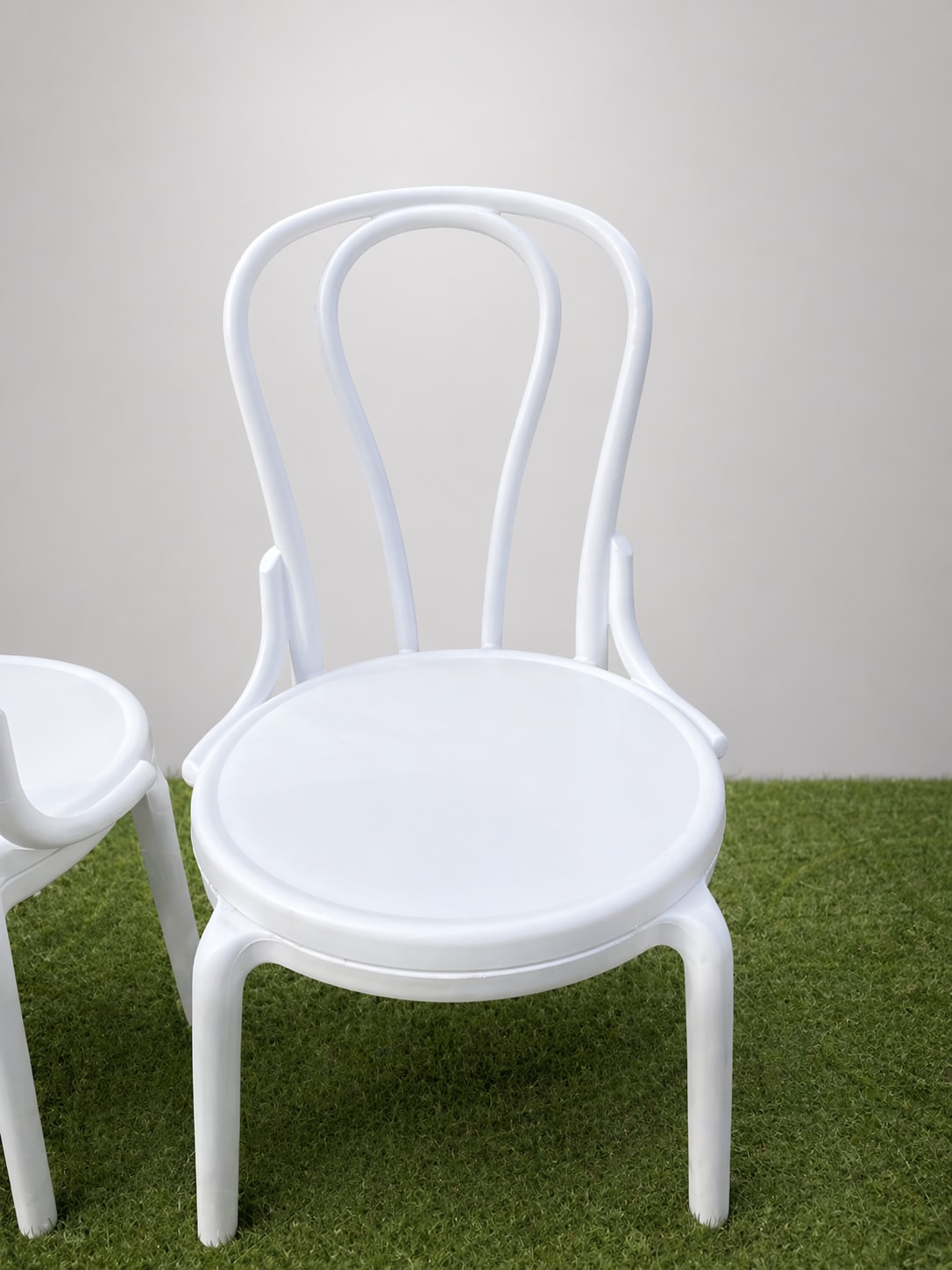 Thonet, Color: White. Example photo from Boblys Rentals.