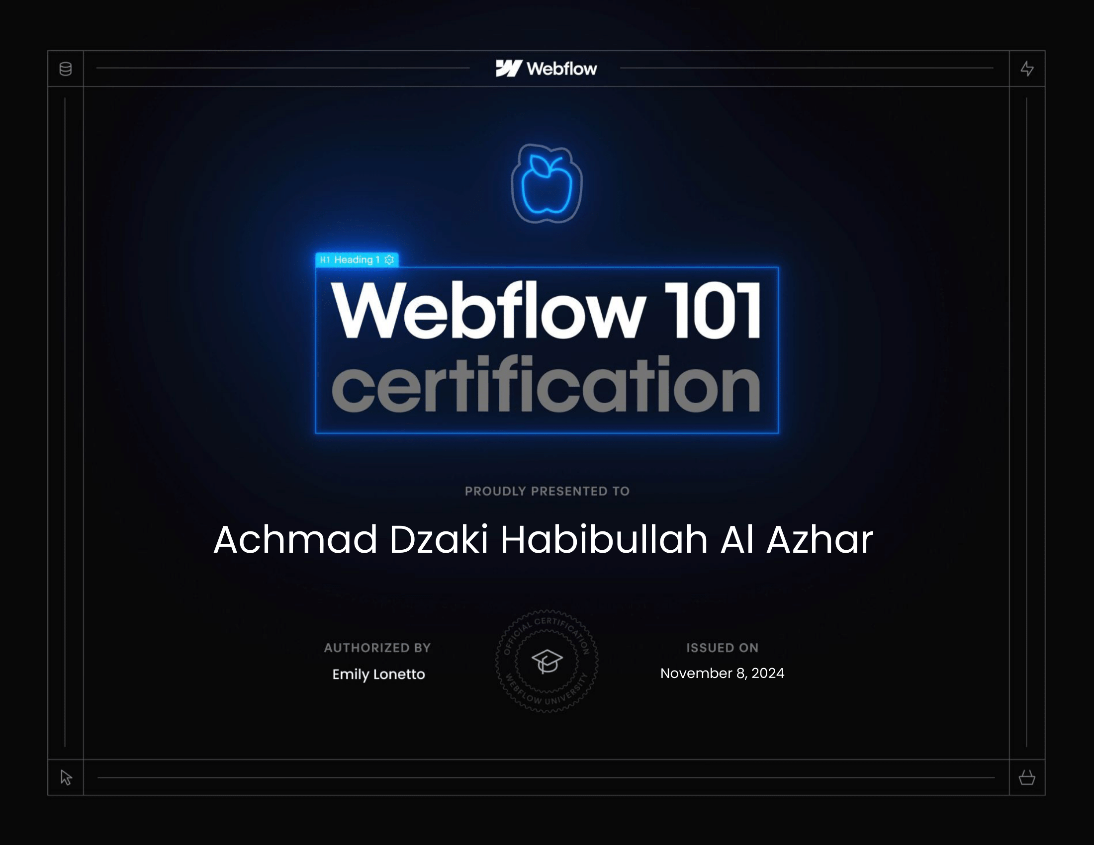 Webflow University – 101 Course