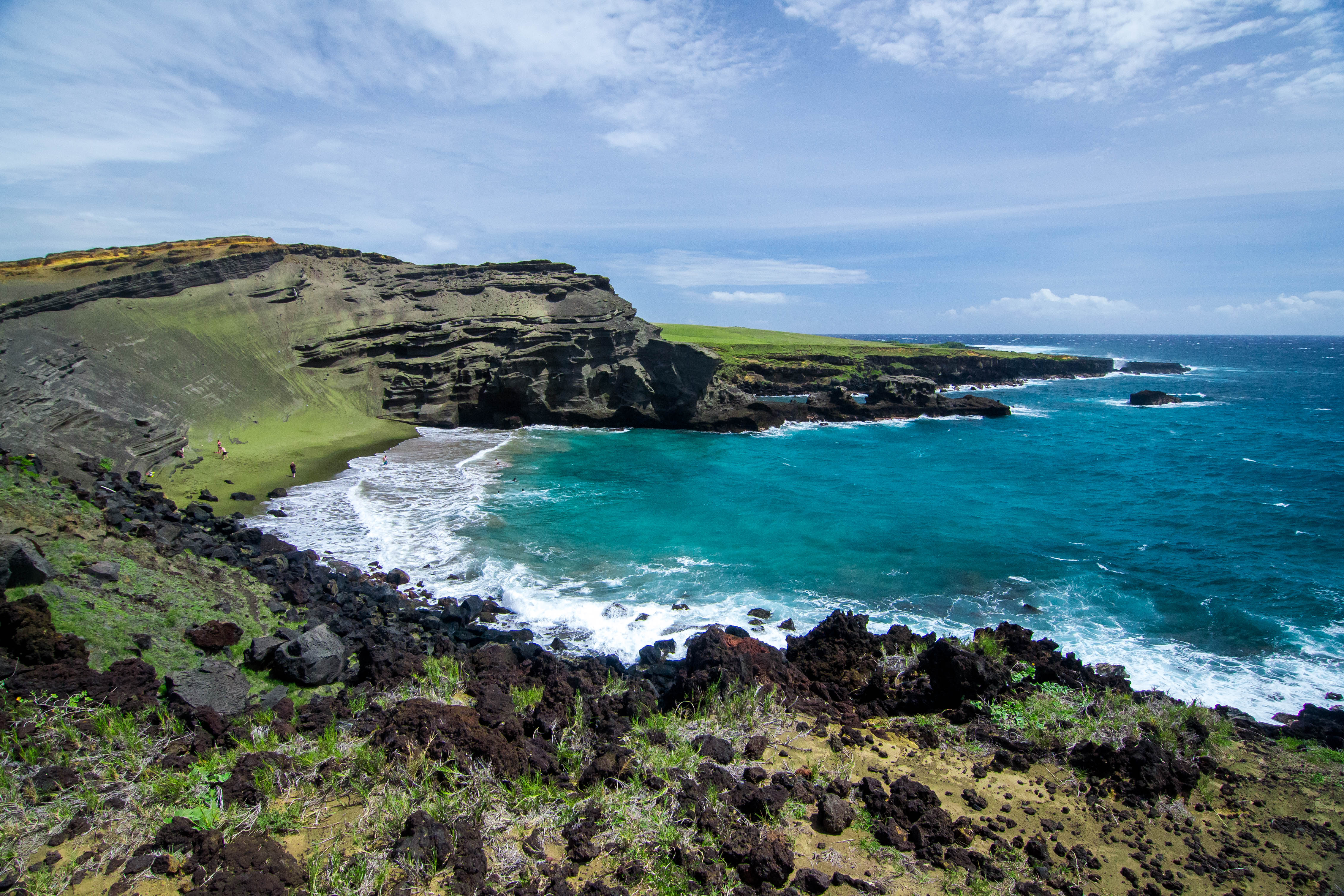 USA - Hawaii - The Big Island - Green Sand Beach
