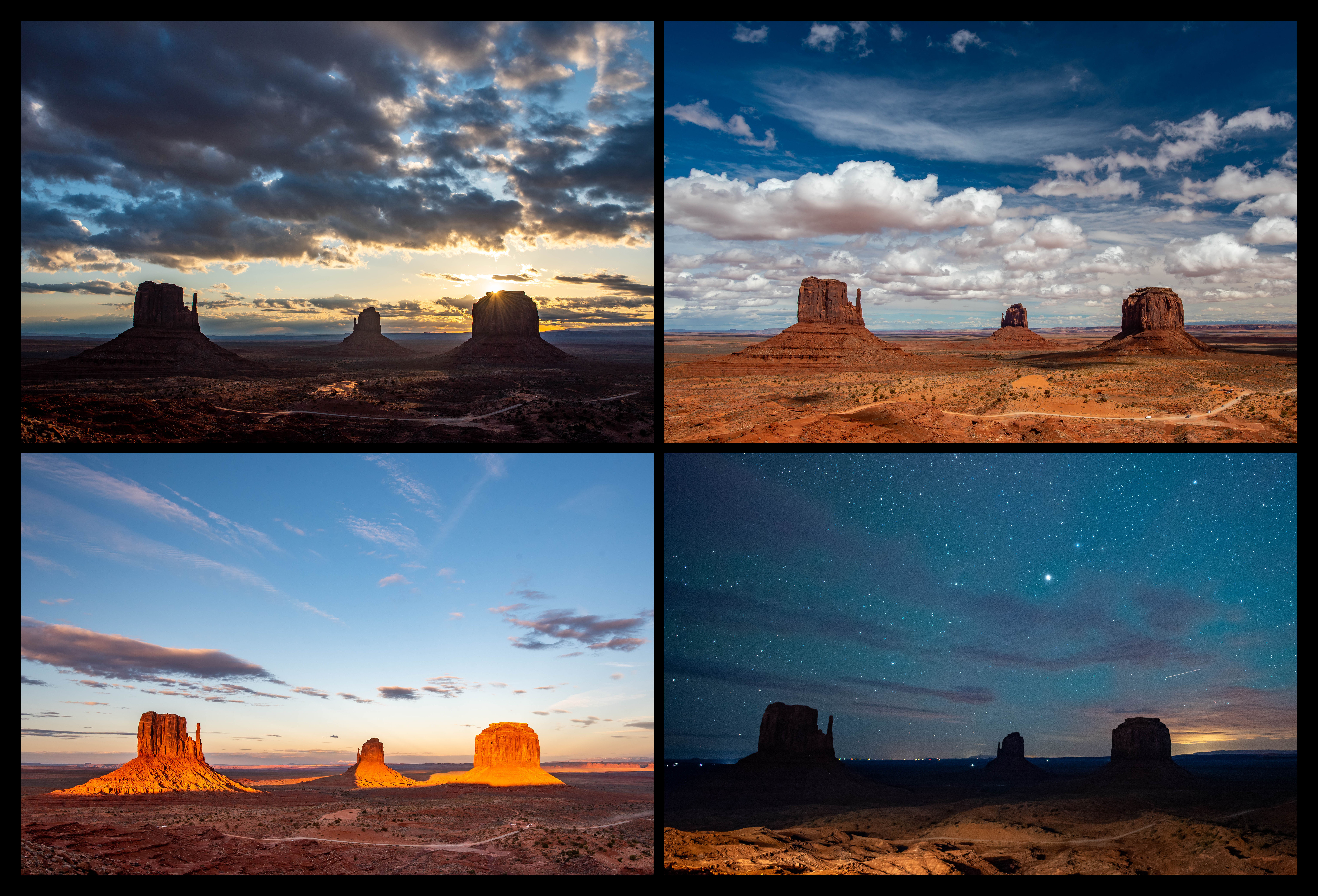 USA - Arizona - Monument Valley sunrise day sunset night