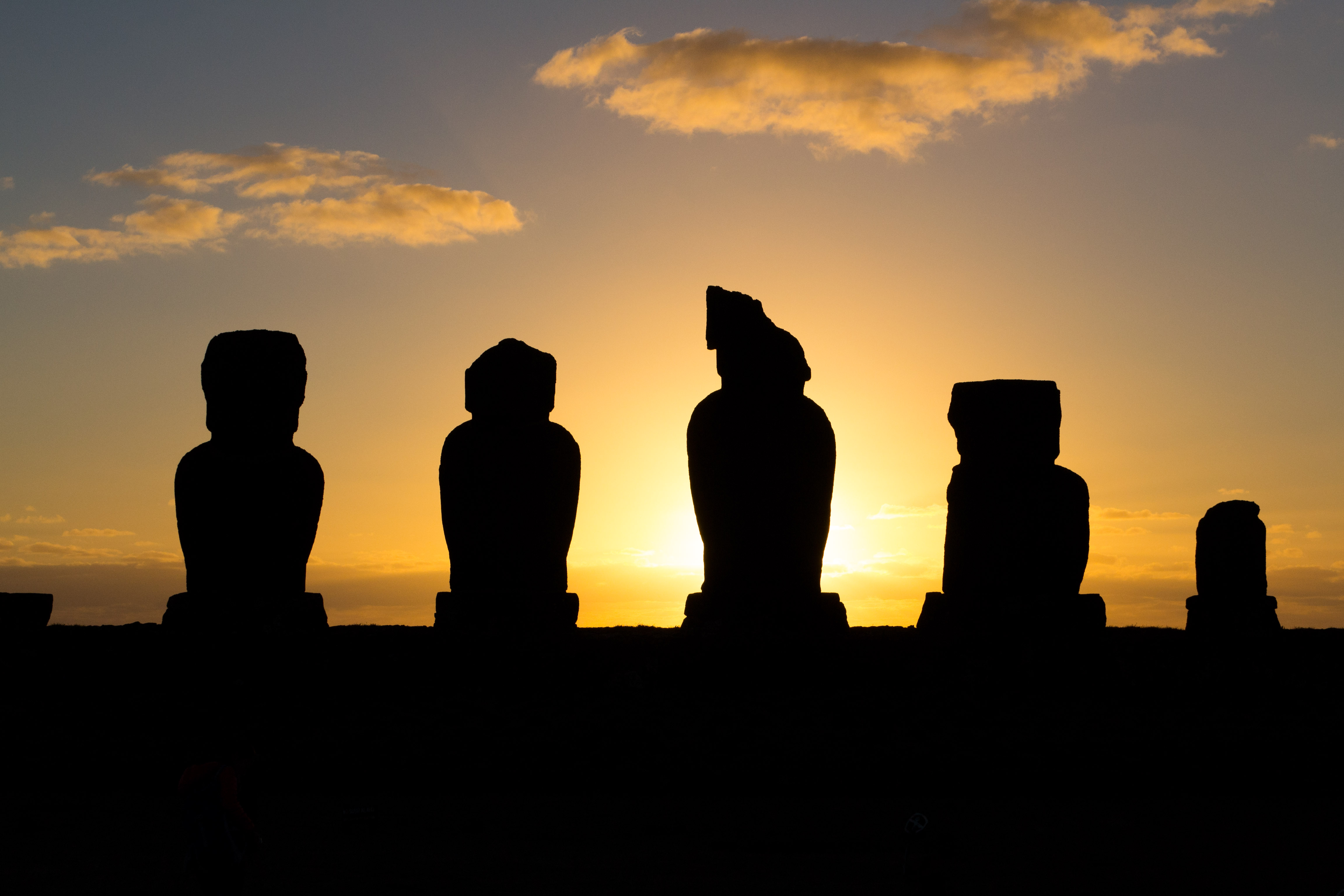 Chile - Easter Island Sunset