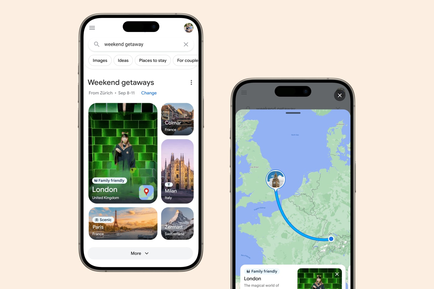Reimagining travel planning on Google Search project preview