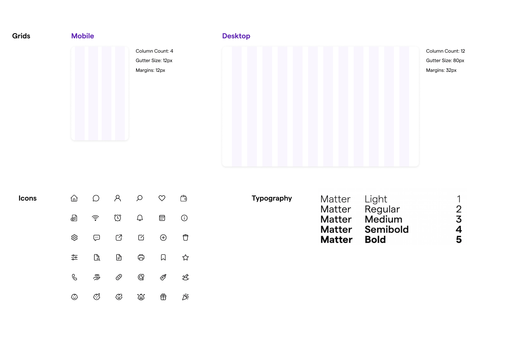 Style guide — iconography