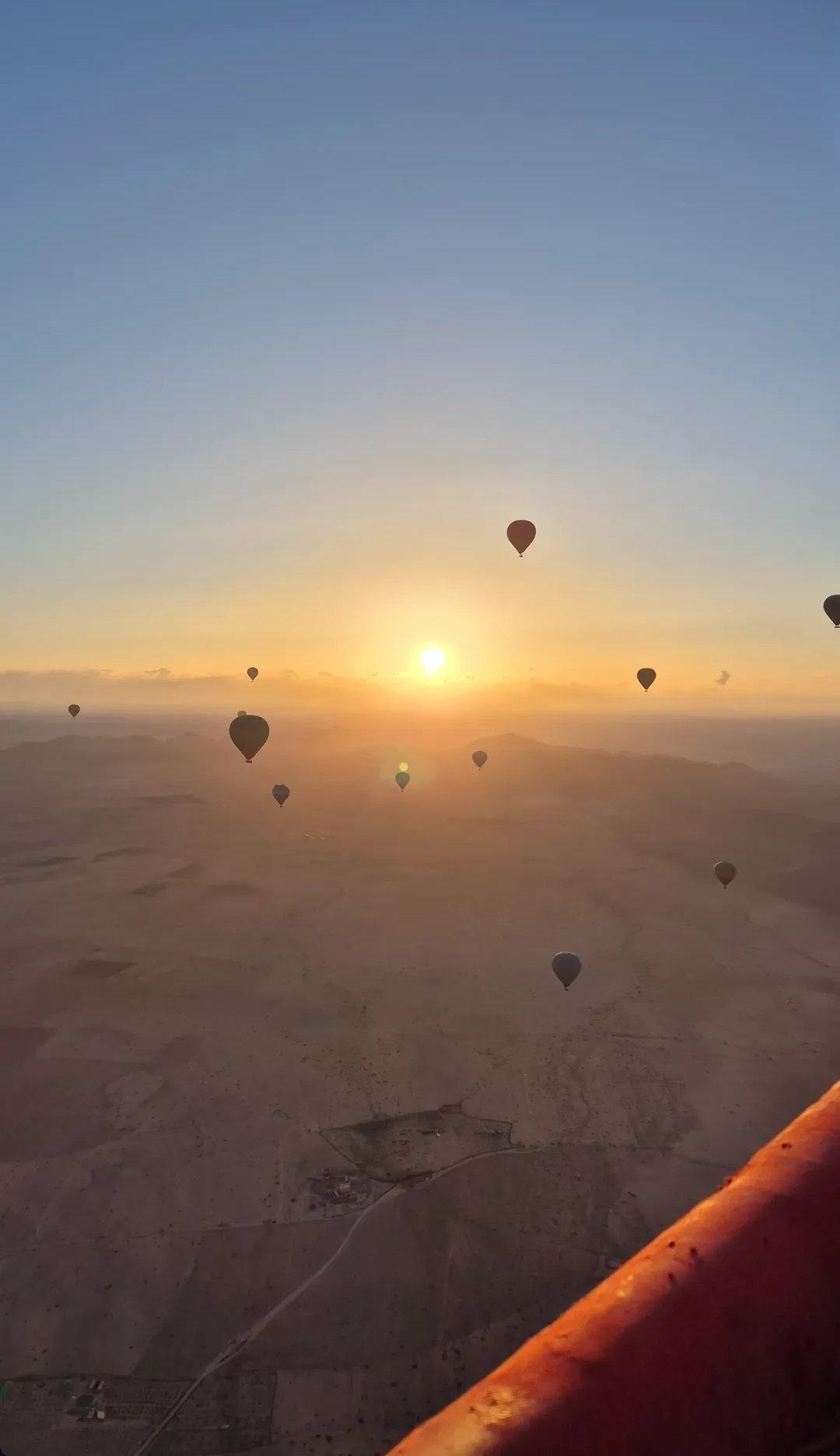 Hot air balloon ride
