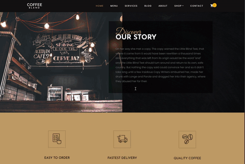 Coffee & Cafe • Brand & Web Design