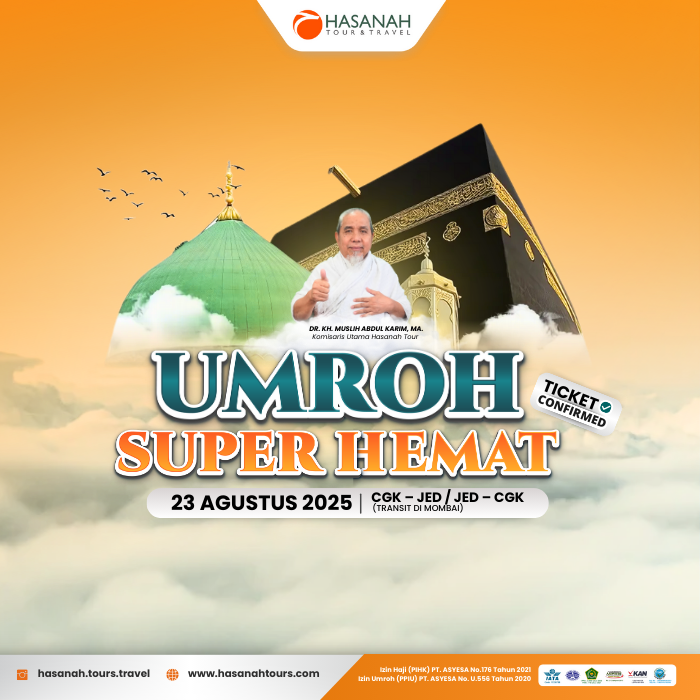Umroh Super Hemat 23 Ags 2025