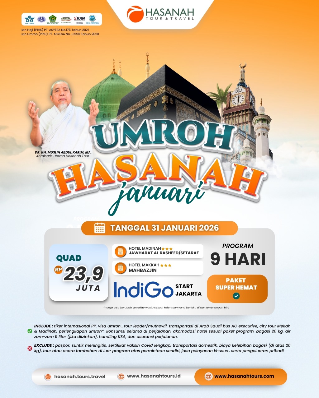 Umroh Super Hemat 31 Januari 2026