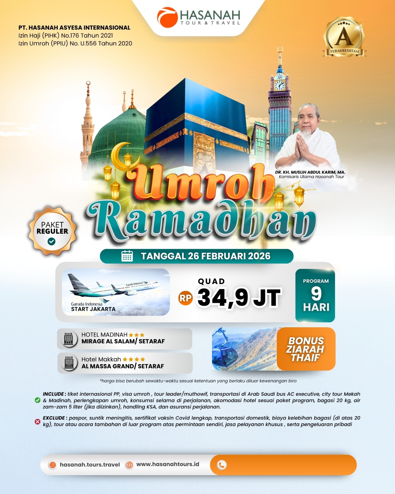 Umroh Hasanah Ramadhan