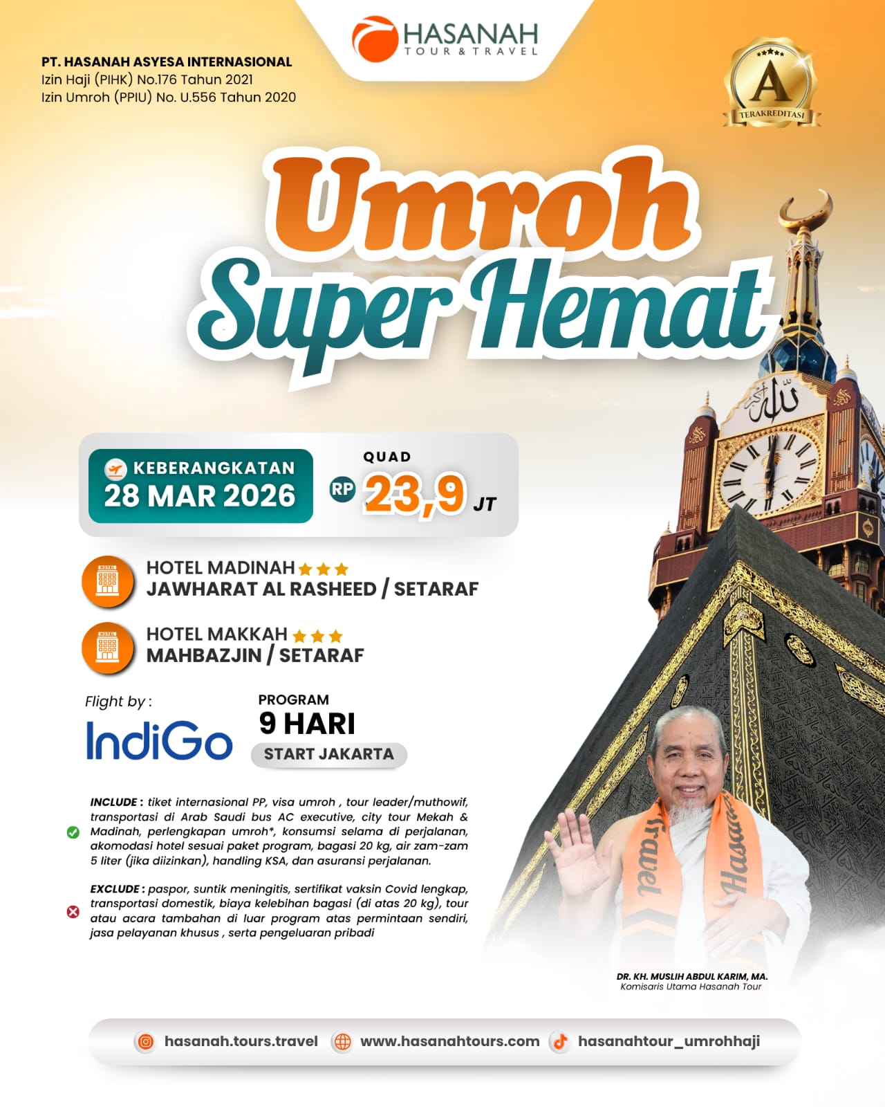 Umroh Super Hemat 30 Maret 2026