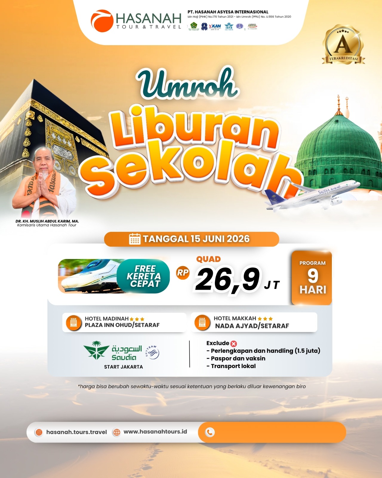 Umroh Liburan Sekolah