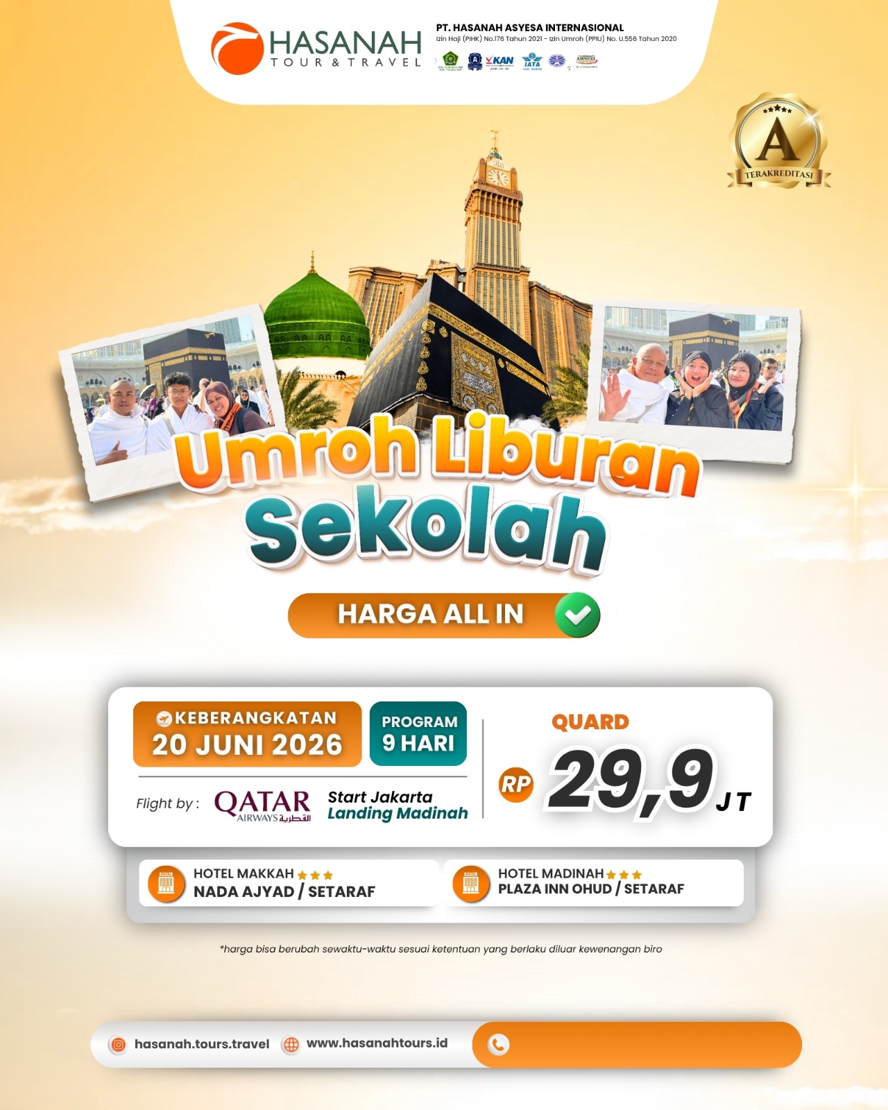 Umroh Liburan Sekolah