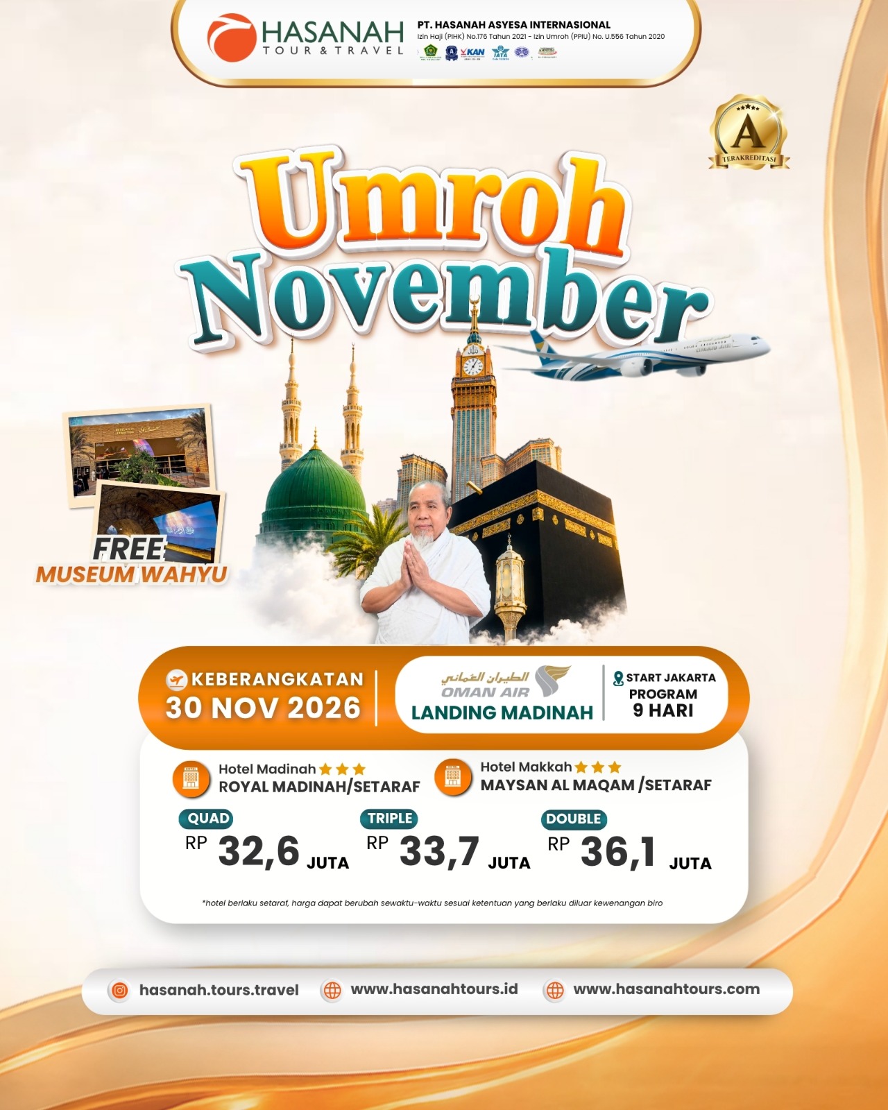 Umroh Hasanah 30 November 2026