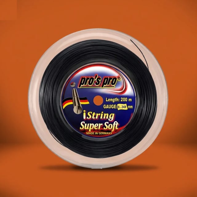 Pros Pro iString Super Soft Bobine 200m Noir 1.30mm