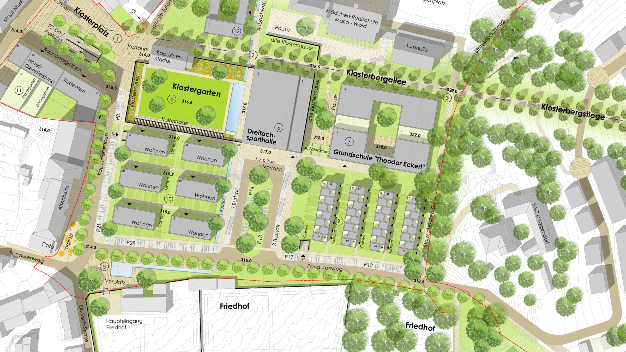 Wettbewerb Klosterviertel