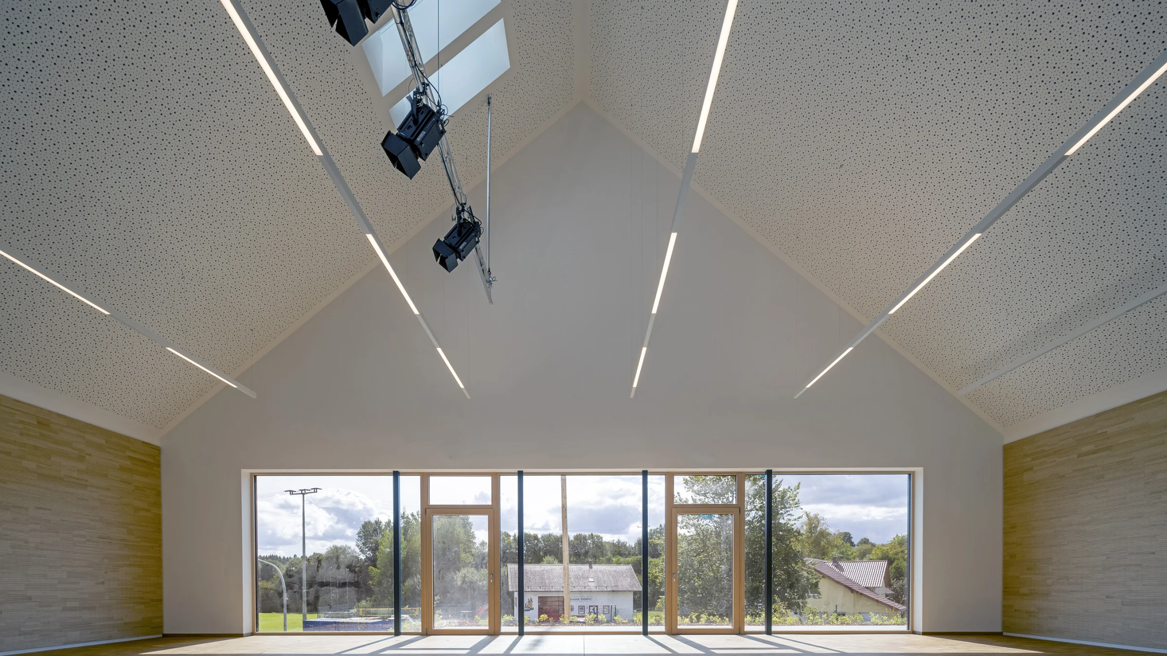 Saal in der Erweiterung