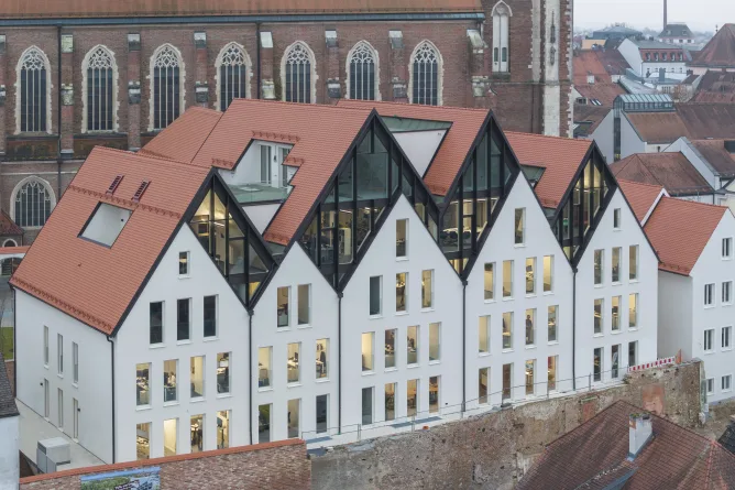 Das neue Pfarrplatzareal in Straubing