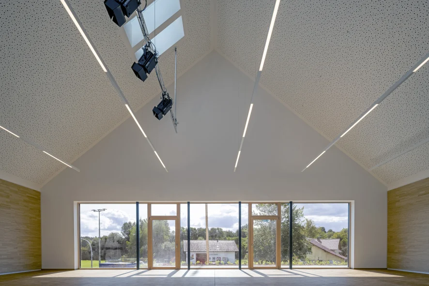 Saal in der Erweiterung