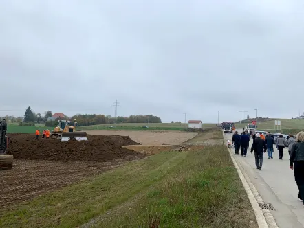 Blick auf den Standort zwischen Furth und Bogen