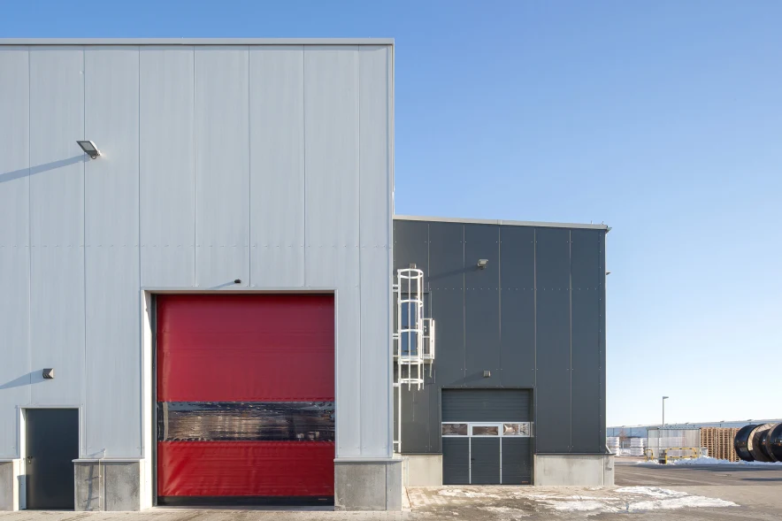 Extrusionshalle Firma gabo