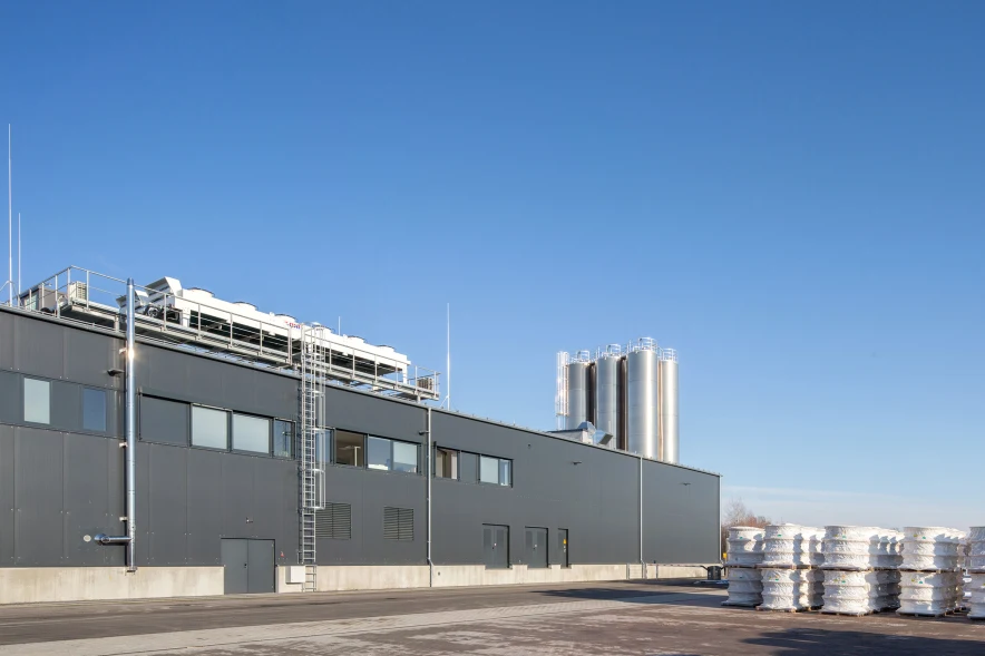 Extrusionshalle Firma gabo