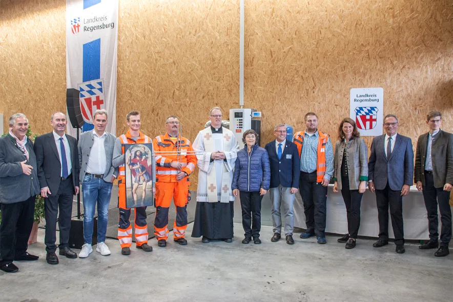 Offizieller Abschluss der Einweihung