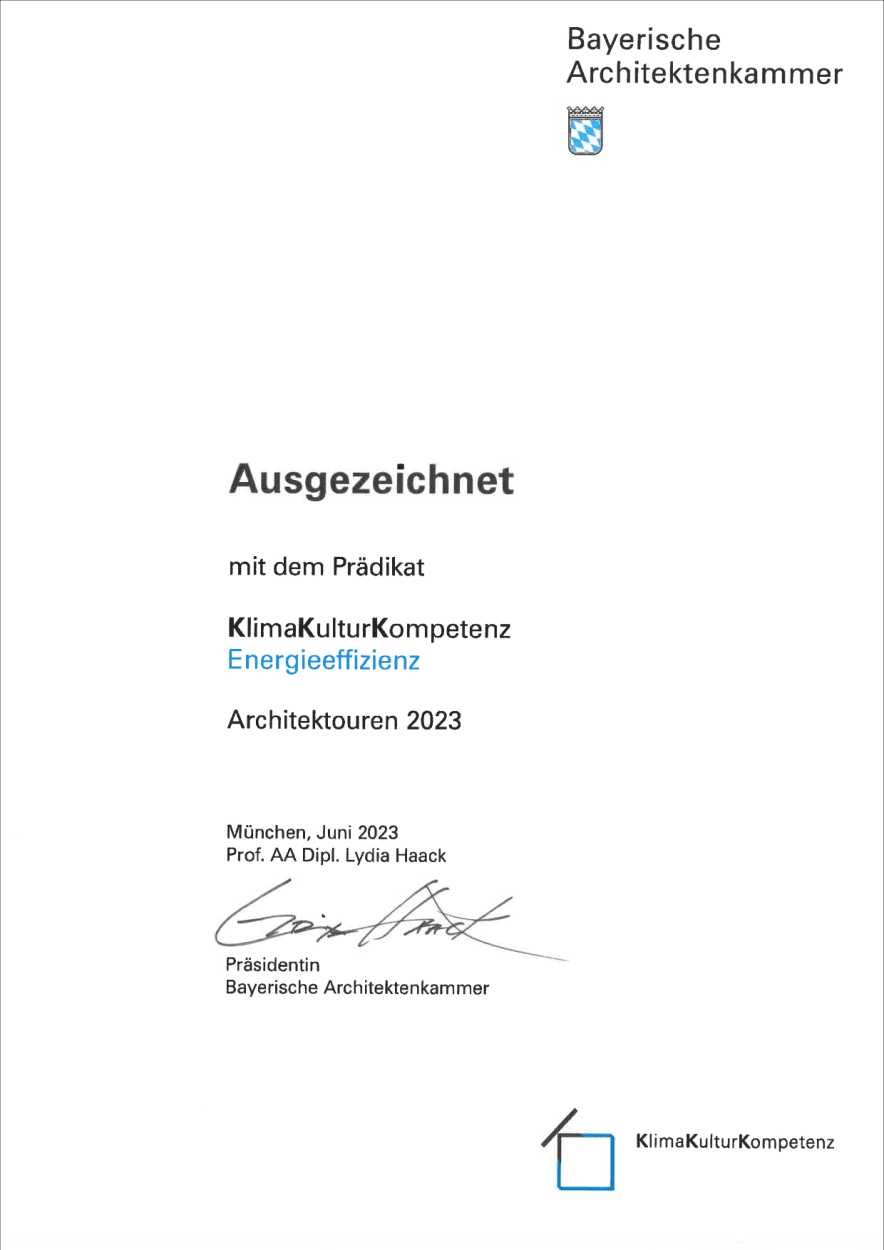 Auszeichnung "KlimaKulturKompetenz"