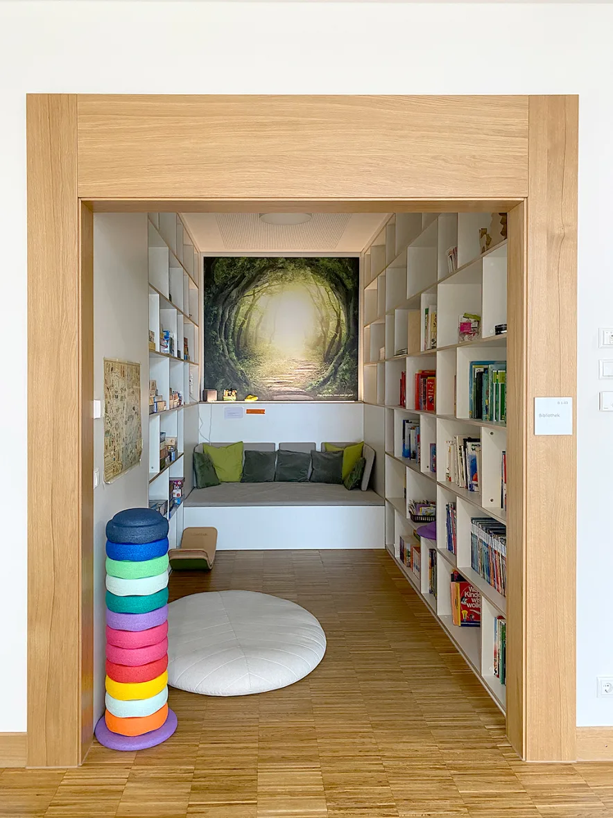 Leseecke im Neubau