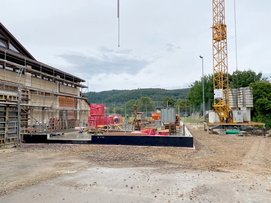 Erweiterung der Sporthalle