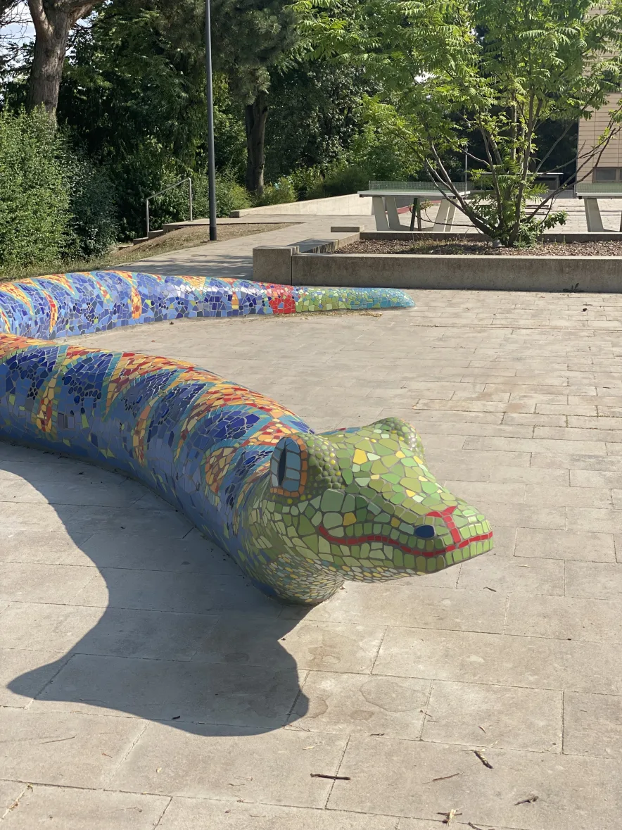 Mosaik-Kobra Napolina / Grundschule am Napoleonstein Regensburg