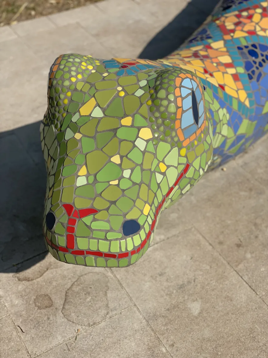 Mosaik-Kobra Napolina / Grundschule am Napoleonstein Regensburg