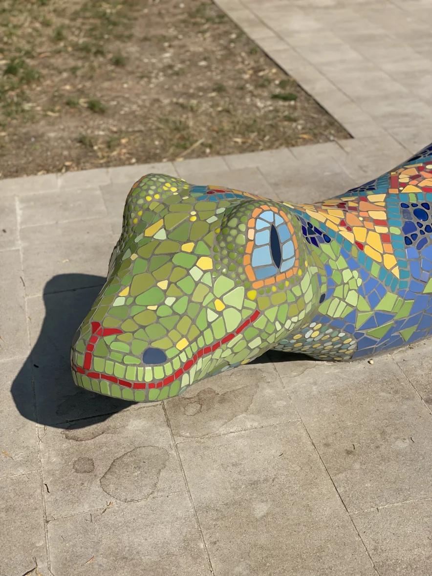 Mosaik-Kobra Napolina / Grundschule am Napoleonstein Regensburg