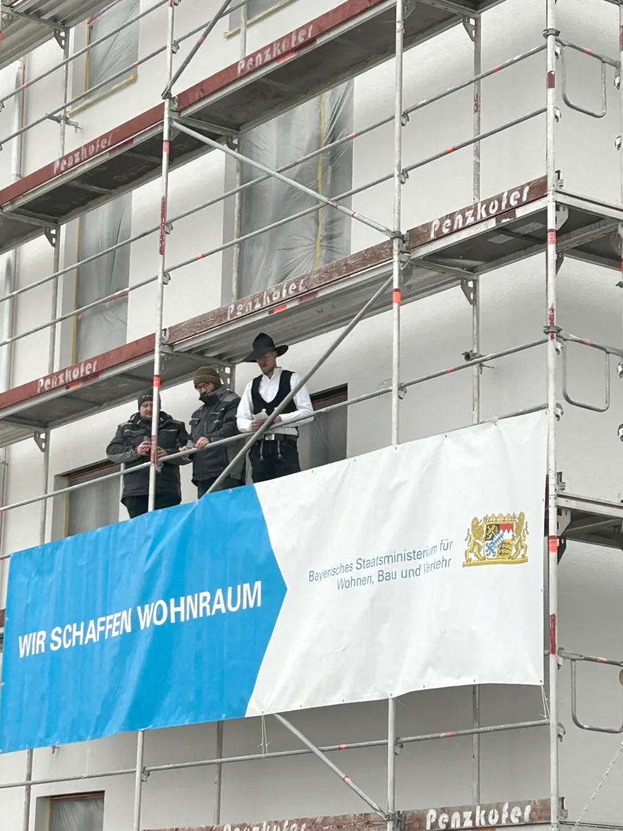 Richtfest "An der Schlesischen Straße"