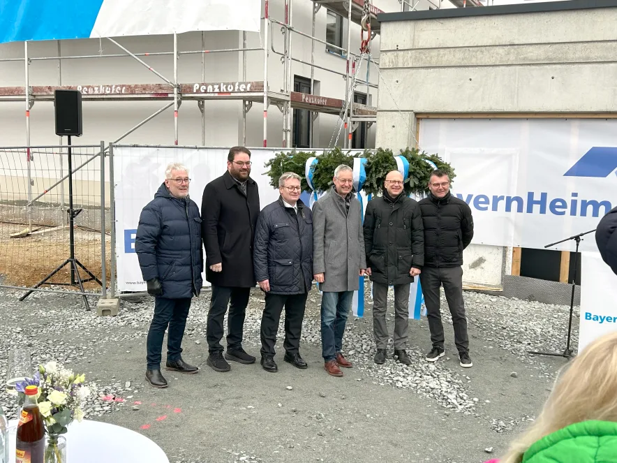 Richtfest Wohnbebauung Straubing