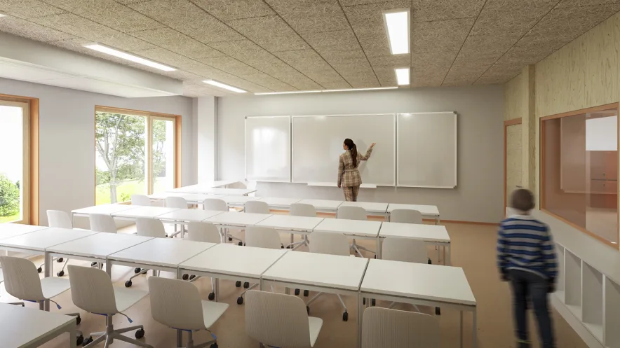 Visualisierung Klassenzimmer