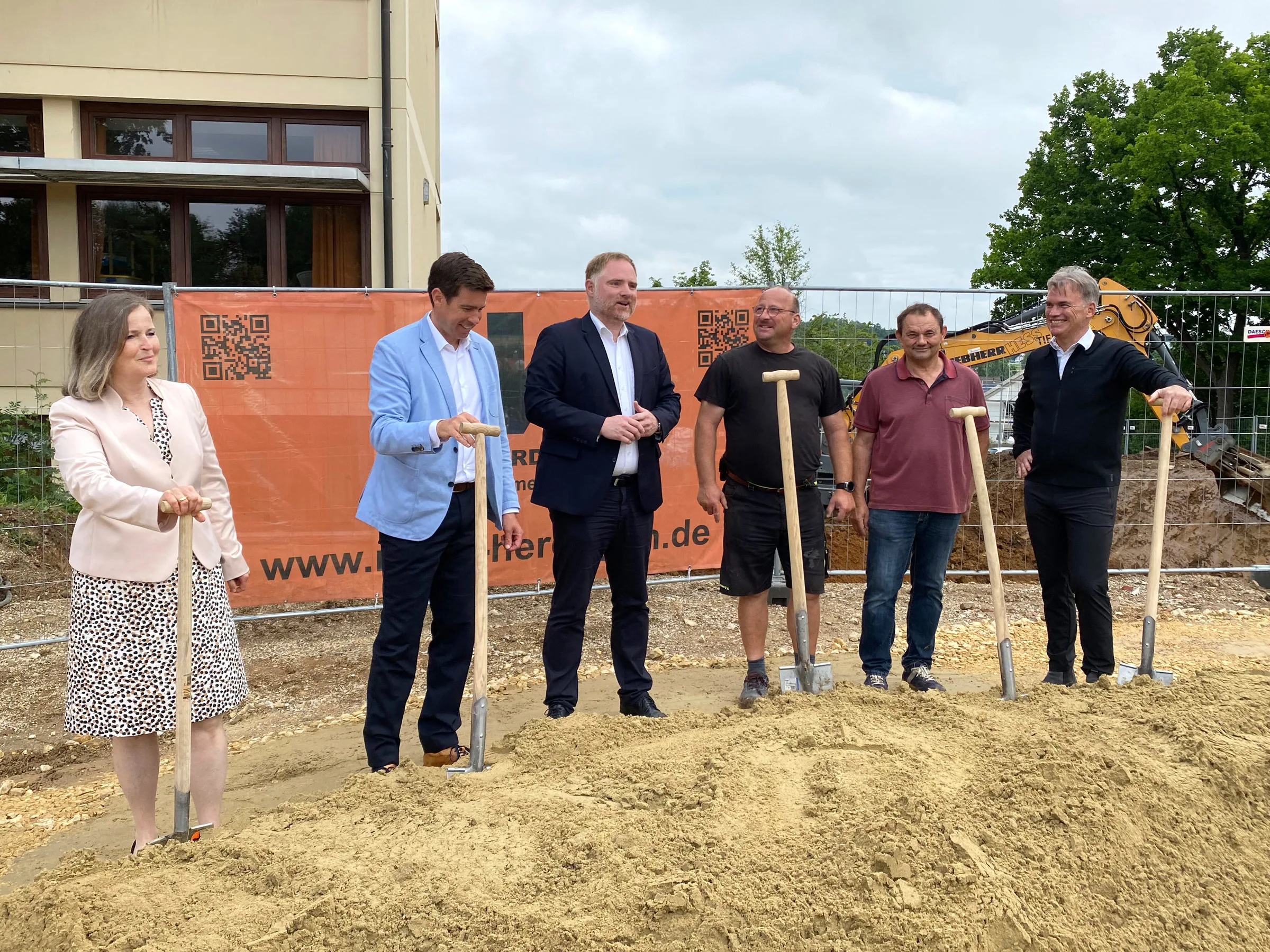 Spatenstich Grundschule Sinzing