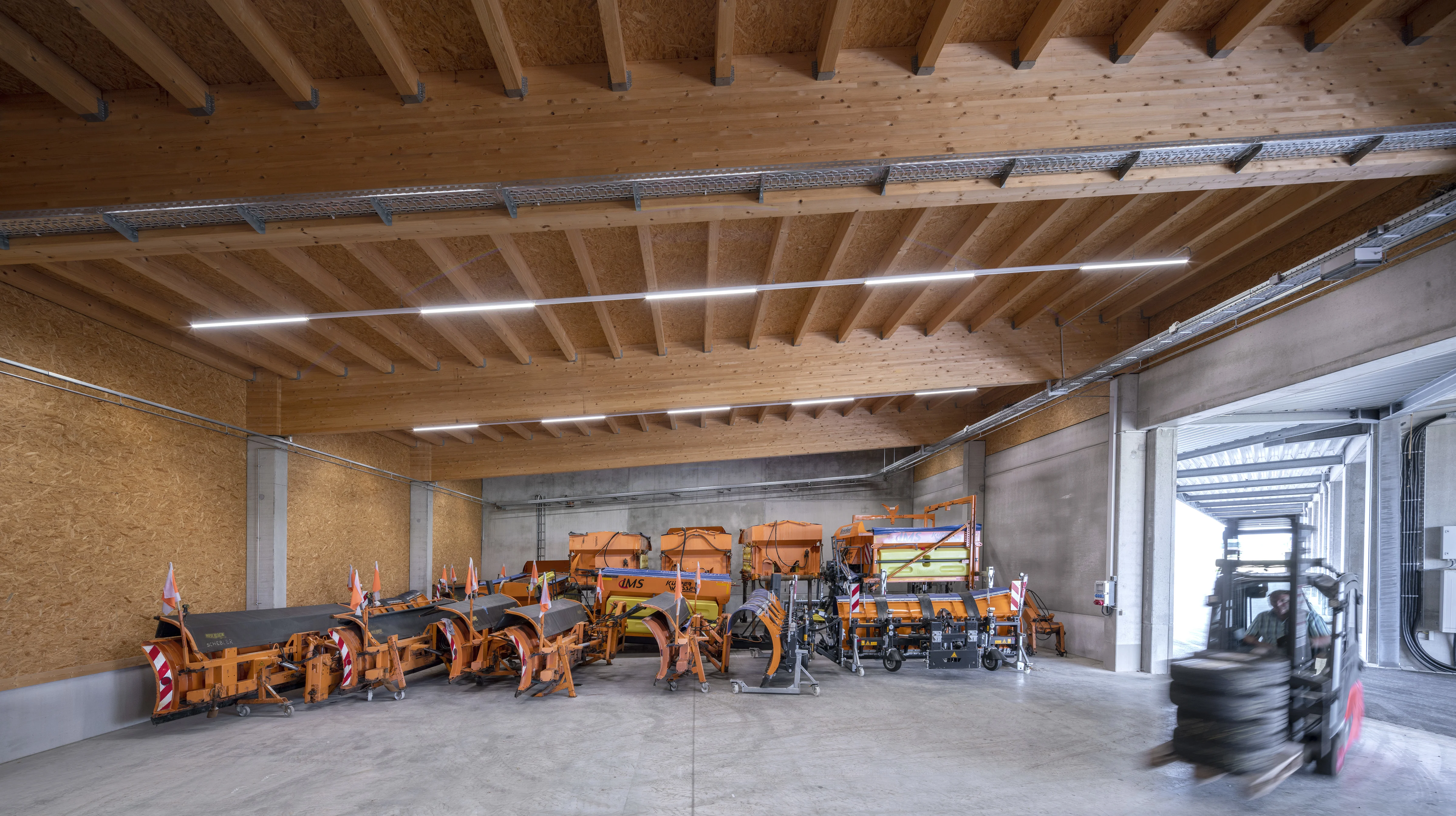 Lagerflächen für Aufbauten