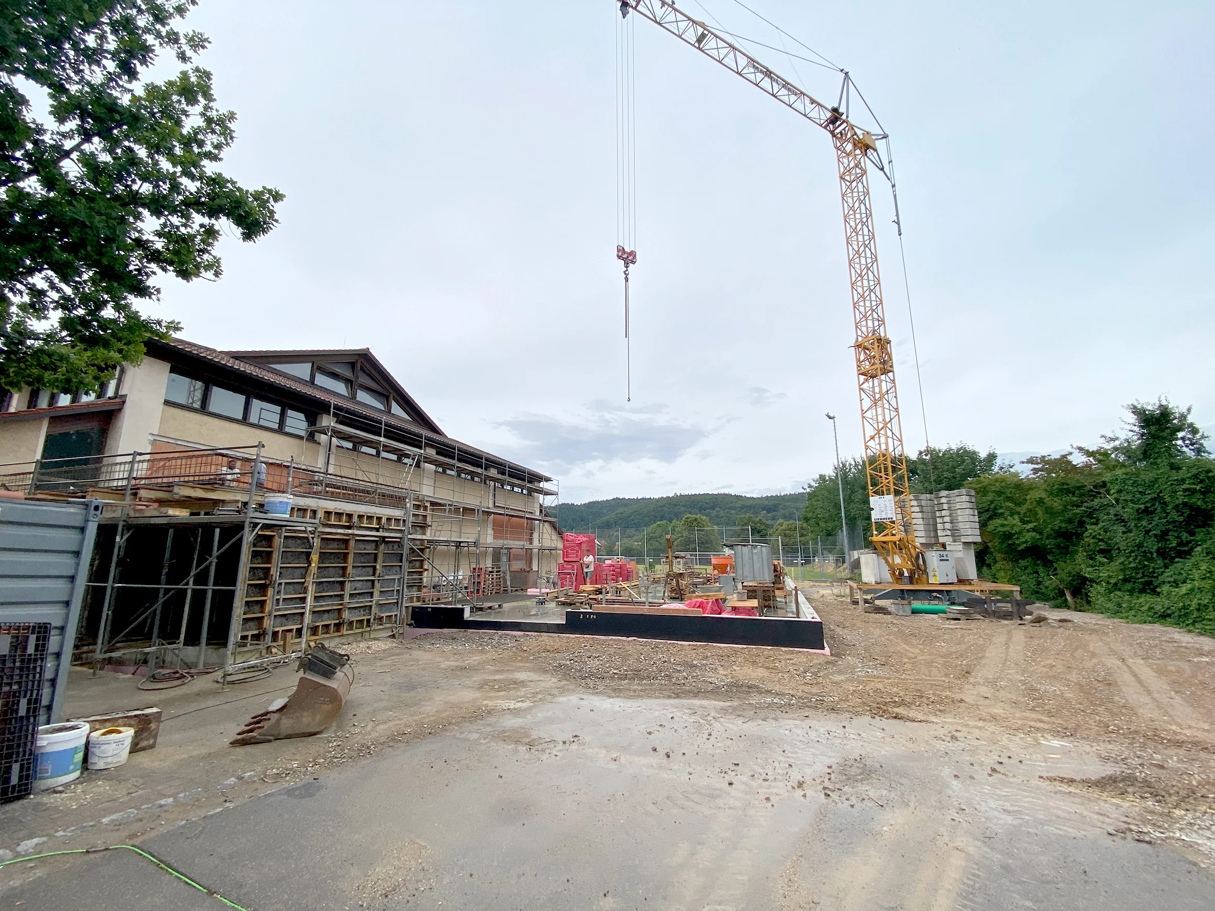 Anbau eines vierten Hallenteils