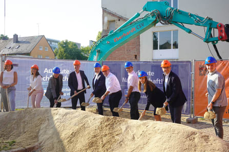 Die Raiffeisenbank Straubing baut an der Wittelsbacherhöhe