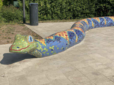 Mosaik-Kobra Napolina / Grundschule am Napoleonstein Regensburg